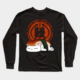 Chubby Cat Unagi Sushi Long Sleeve T-Shirt